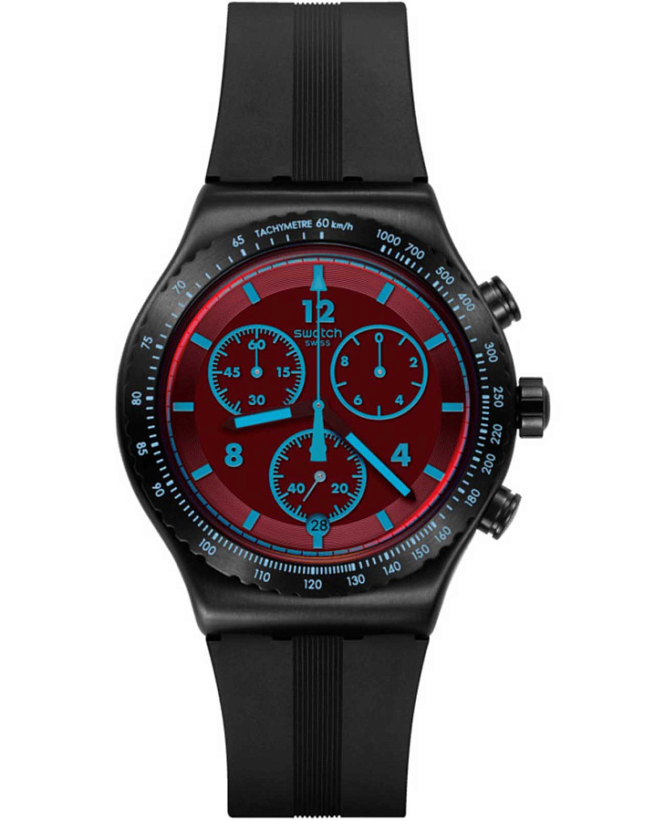 Часы Swatch I New Chrono YVB417 — мужские, черный
