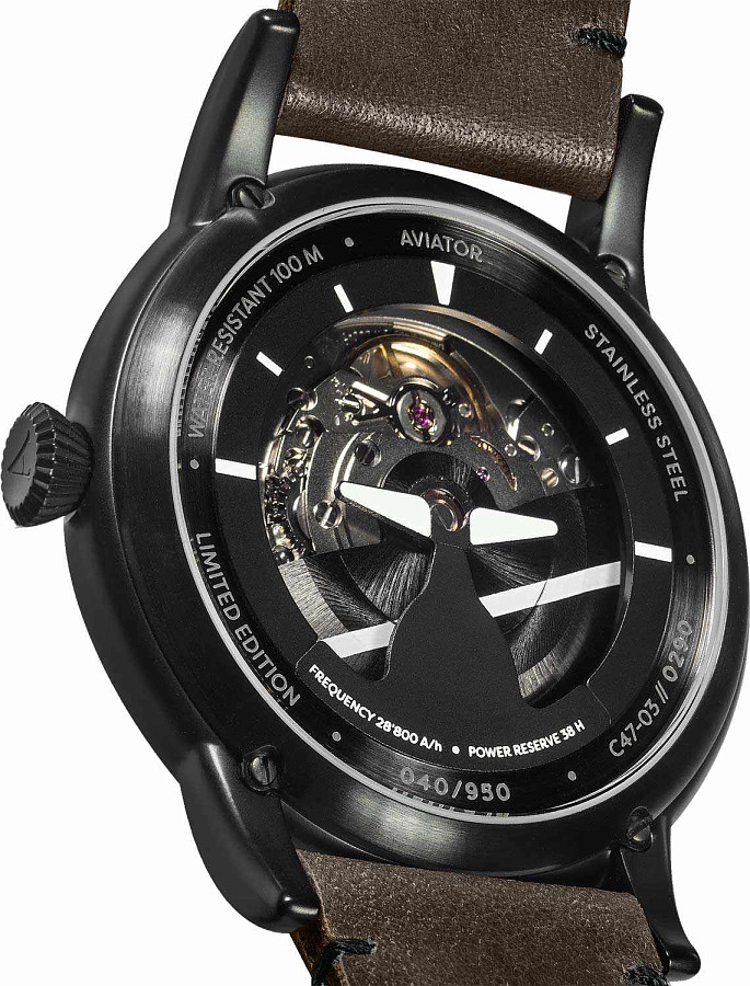 Часы Aviator Douglas Dakota V.3.31.5.227.4 — сталь металл, Швейцария