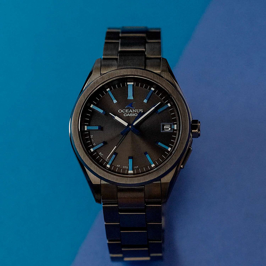 Часы Casio Oceanus OCW-T200SB-1A — металл сталь, Япония