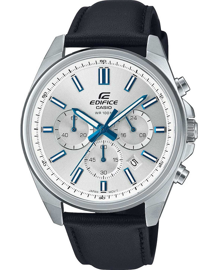 Часы Casio Edifice EFV-650L-7A — мужские, серебристый