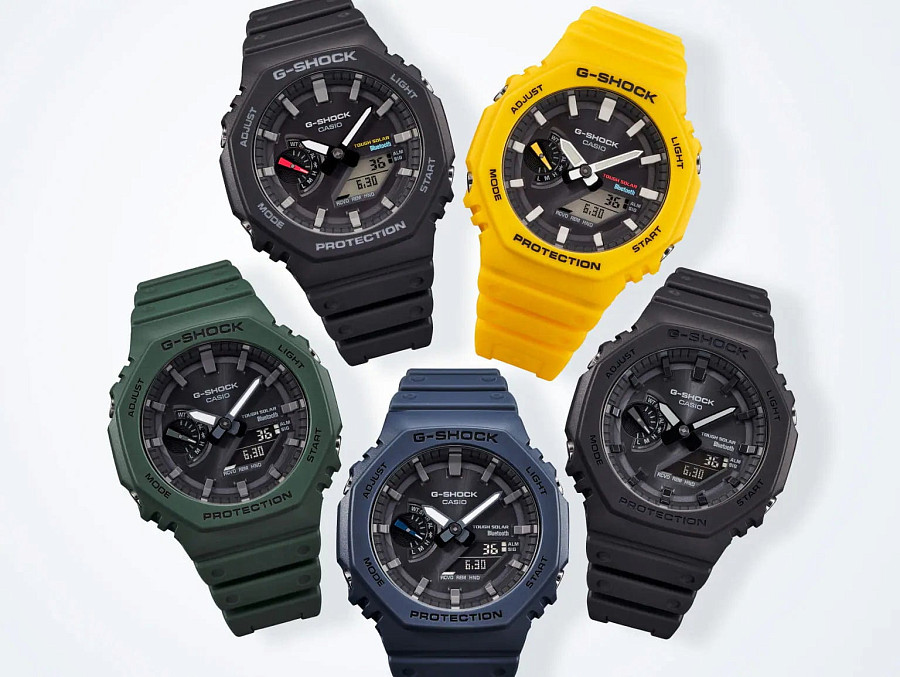 Часы Casio G-Shock GA-B2100-1ADR (GA-B2100-1A) — артикул GA-B2100-1A, мужские
