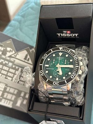 Фото покупателя: Швейцарские керамические наручные часы Tissot Seastar 1000 Quartz Chronograph T120.417.11.091.01