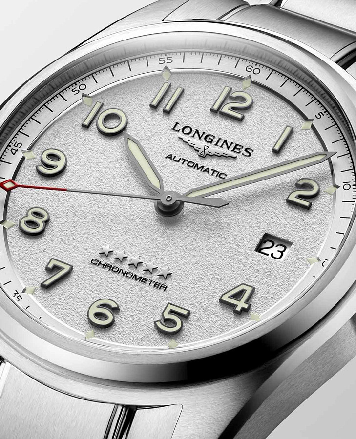 Часы Longines Spirit L3.810.4.73.6 — Швейцария, механические