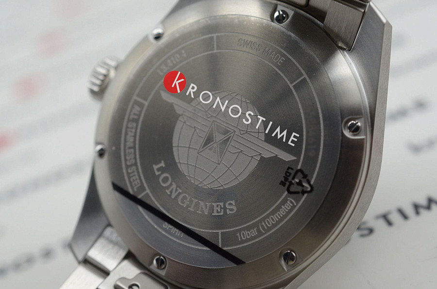 Часы Longines Spirit L3.410.4.53.6 — мужские, нержавеющая сталь