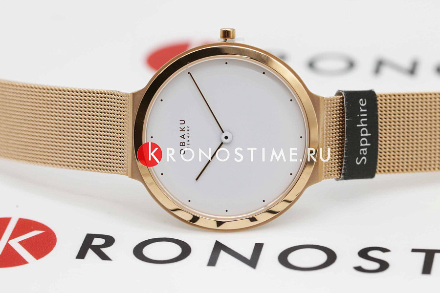 Часы Obaku Mesh V269LXVWMV — кварцевые, металл сталь