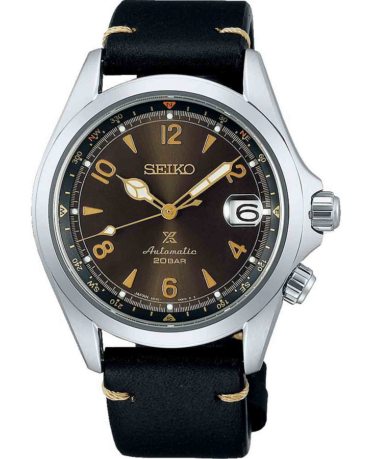 Часы Seiko Prospex SPB209J1 — мужские, коричневый