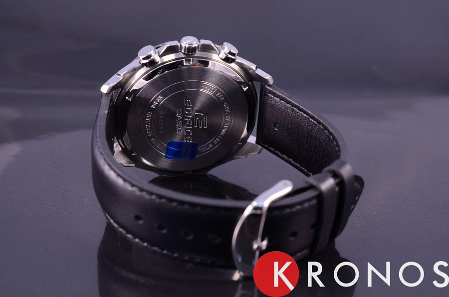Часы Casio Edifice EFR-539L-1AVUDF (EFR-539L-1A) — кожаный, мужские