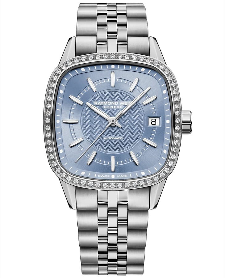 Часы Raymond Weil Freelancer 2490-STS-50061 — женские, голубой