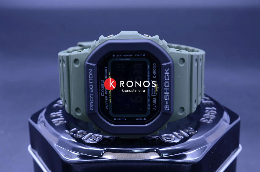 Часы Casio G-Shock DW-5610SU-3DR (DW-5610SU-3E) — пластик, пластик