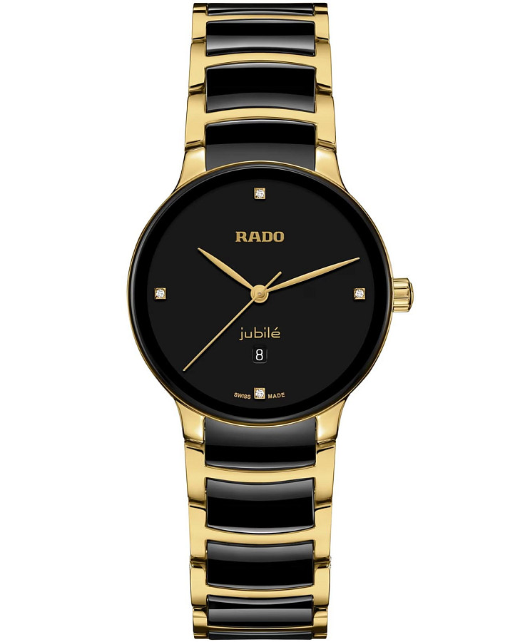 Часы Rado Centrix Diamonds R30025712 — женские, черный