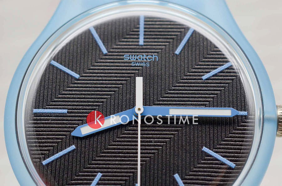 Часы Swatch Blue Moves SO29L101 — силикон, мужские
