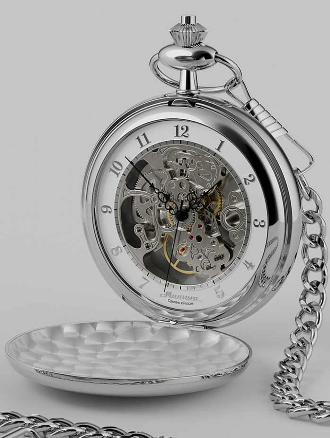 Часы Молния 30110 — механические, сталь металл