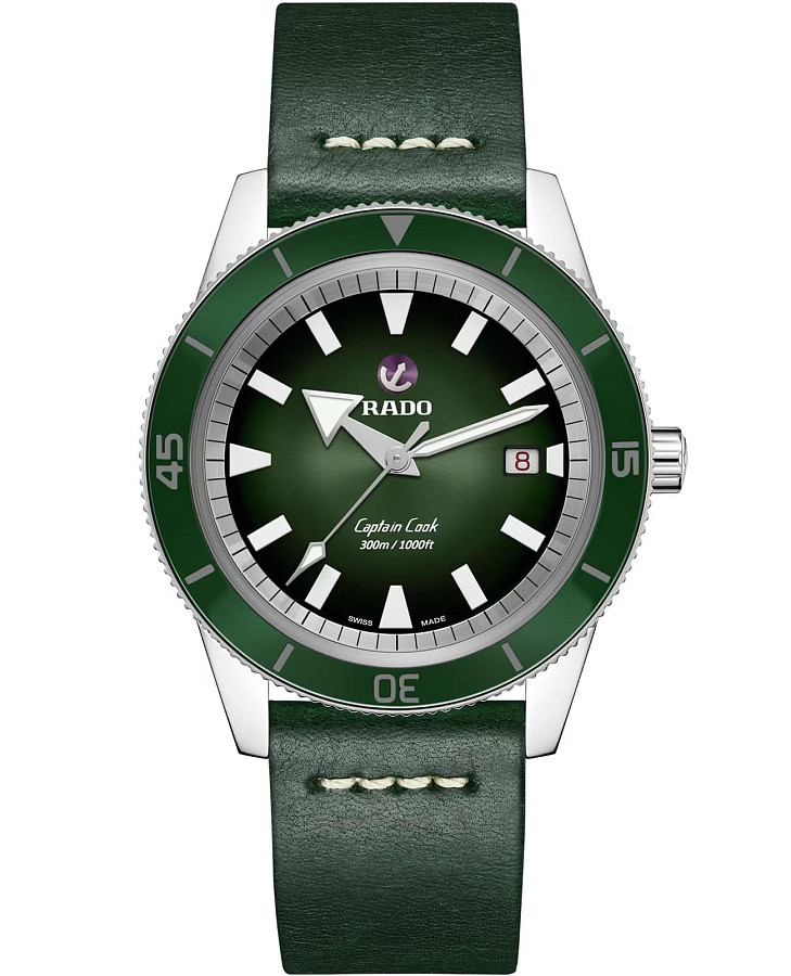 Часы Rado Captain Cook Automatic R32105319 — механические, металл сталь