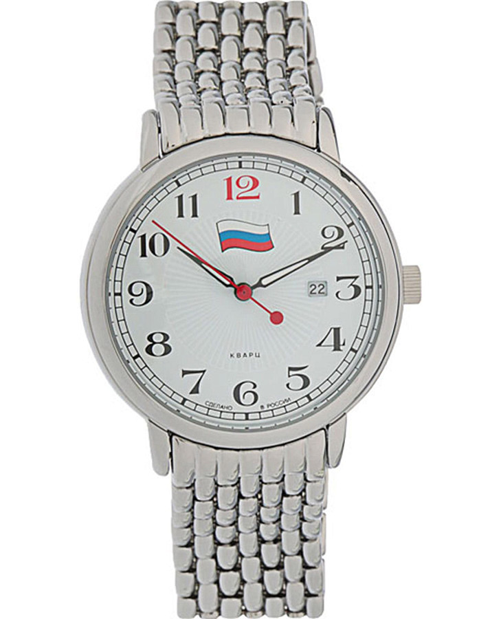 Часы Слава Традиция 1411704/2115-100 — мужские, белый