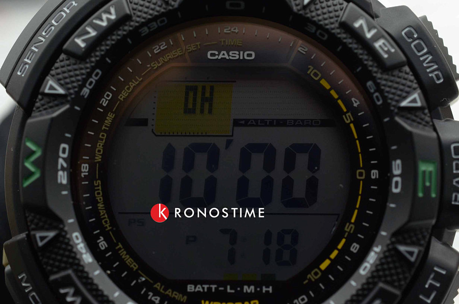 Часы Casio Pro Trek PRG-240-5 — электронные, пластик