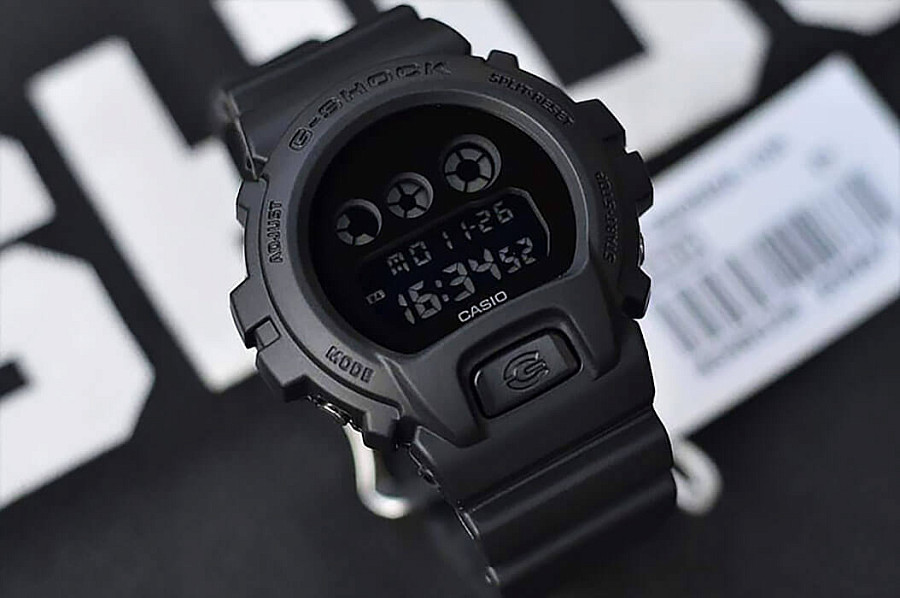 Часы Casio G-Shock DW-6900BBA-1 — электронные, Япония, мужские