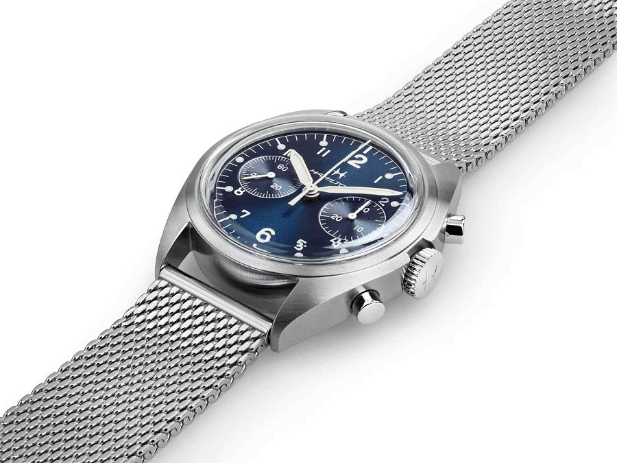 Часы Hamilton Khaki Aviation Pilot Pioneer Mechanical Chronograph 40mm H76409140 — артикул H76409140
