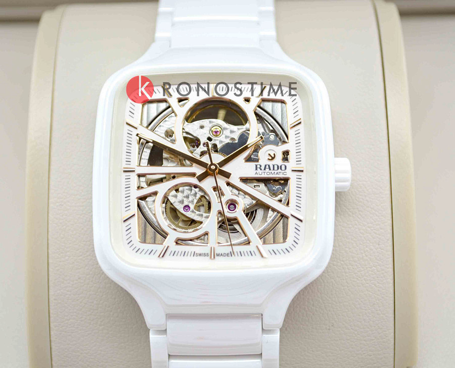 Часы Rado True Square Automatic Open Heart R27073012 — механические, Швейцария, мужские