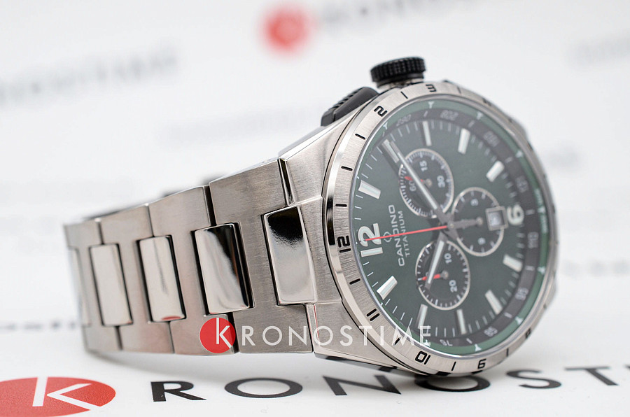 Часы Candino Titanium Chrono C4603/K — металл титан, Швейцария