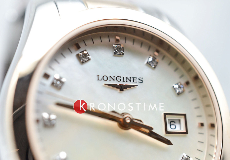 Часы Longines Conquest Classic L2.286.3.87.7 — нержавеющая сталь с pvd-покрытием, женские