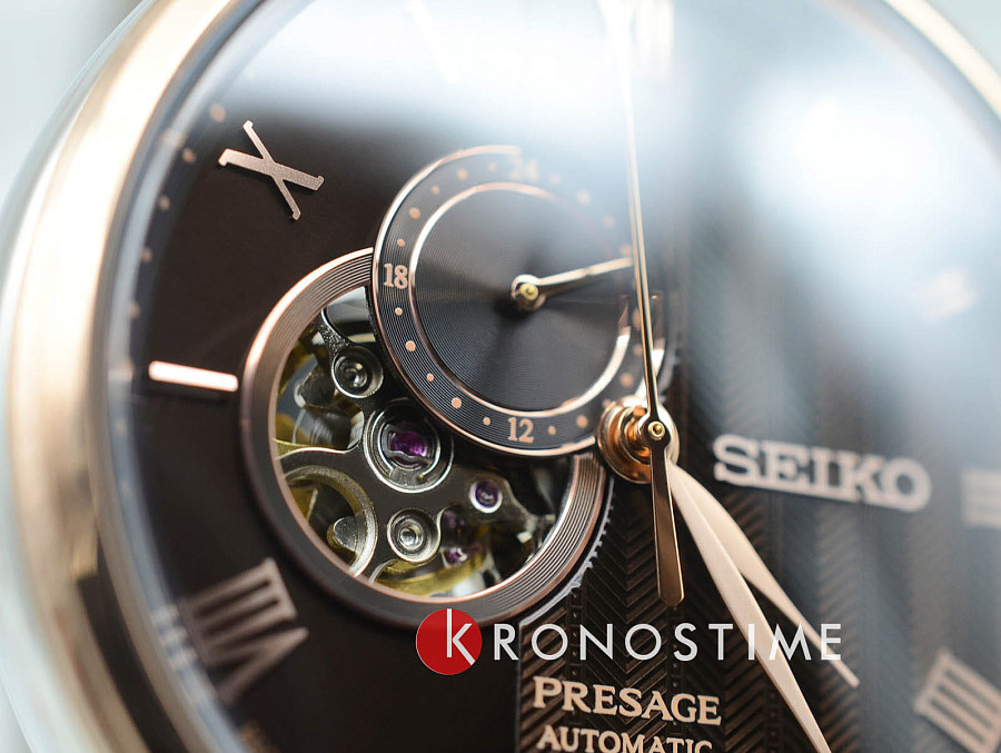 Часы Seiko Presage SSA466 — нержавеющая сталь с pvd-покрытием, мужские