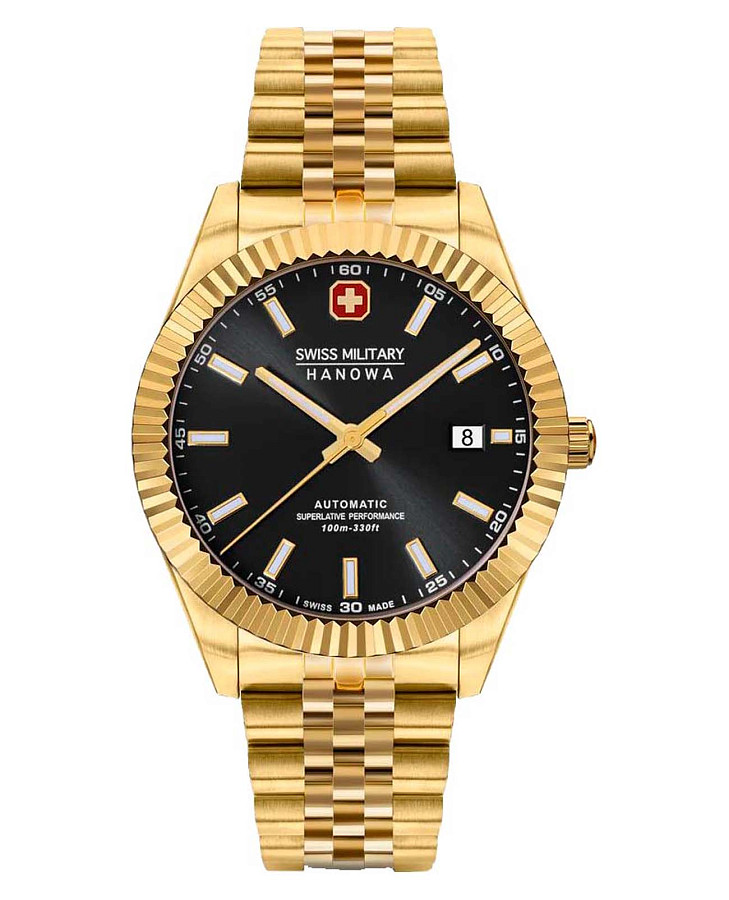 Часы Swiss Military Hanowa Diligenter SMWGL0002110 — мужские, черный
