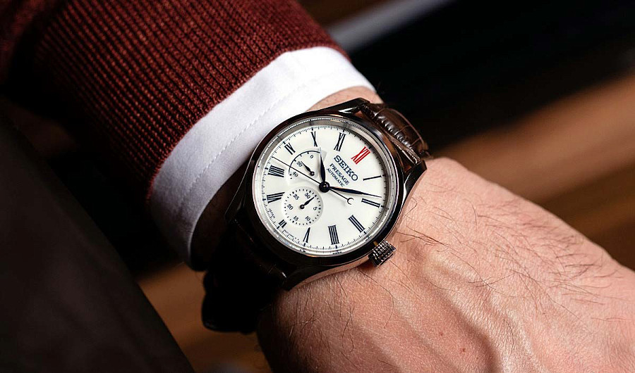 Часы Seiko Presage SPB093J1 — кожаный, мужские