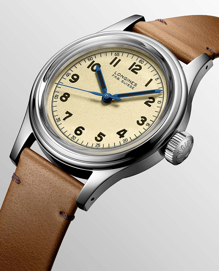 Часы Longines Heritage Military L2.833.4.93.2 — кожаный, мужские