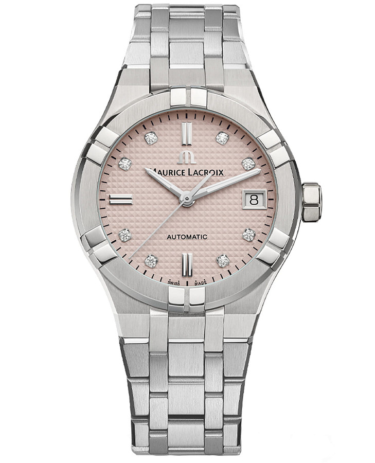 Часы Maurice Lacroix Aikon Automatic Limited Summer Edition 35 mm AI6006-SS00F-550-E — женские, розовый