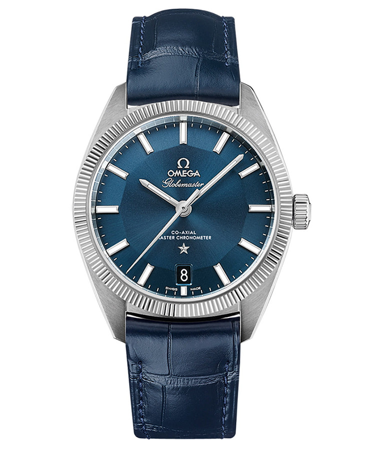 Часы Omega Constellation Globemaster 130.33.39.21.03.001 — мужские, синий