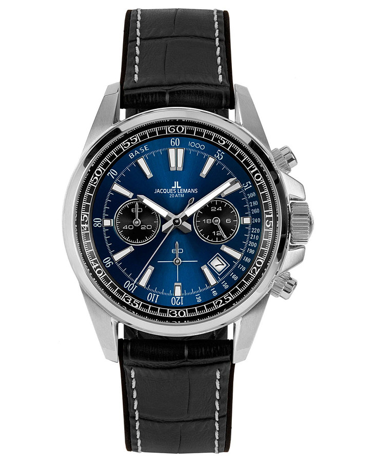 Часы Jacques Lemans Liverpool 1-2117S — мужские, синий