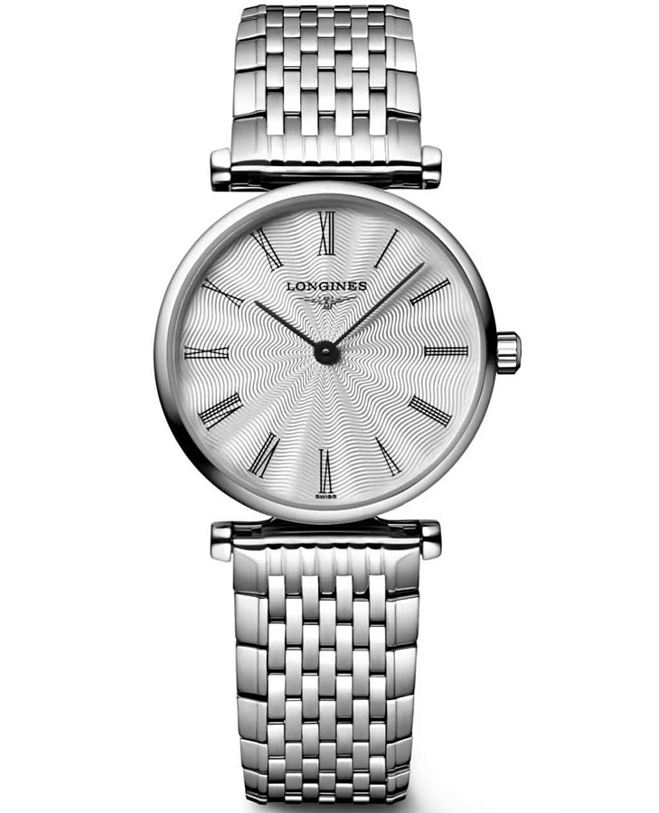 Часы Longines La Grande Classique L4.209.4.71.6 — женские, серебристый
