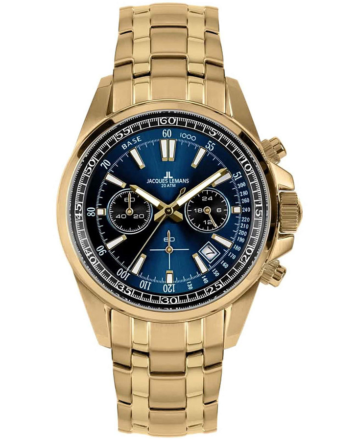 Часы Jacques Lemans Liverpool 1-2117Zi — мужские, синий