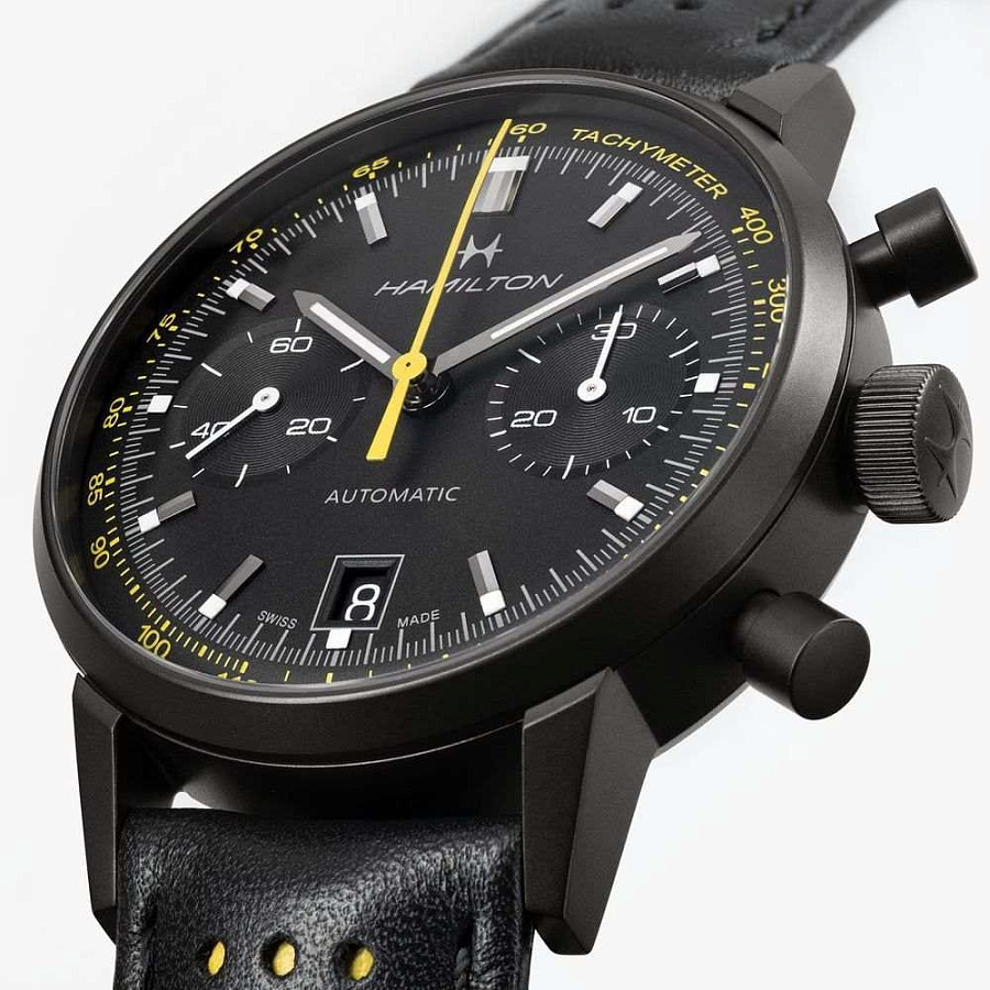 Часы Hamilton American Classic Intra-matic Autochrono Full Black H38446731 — артикул H38446731