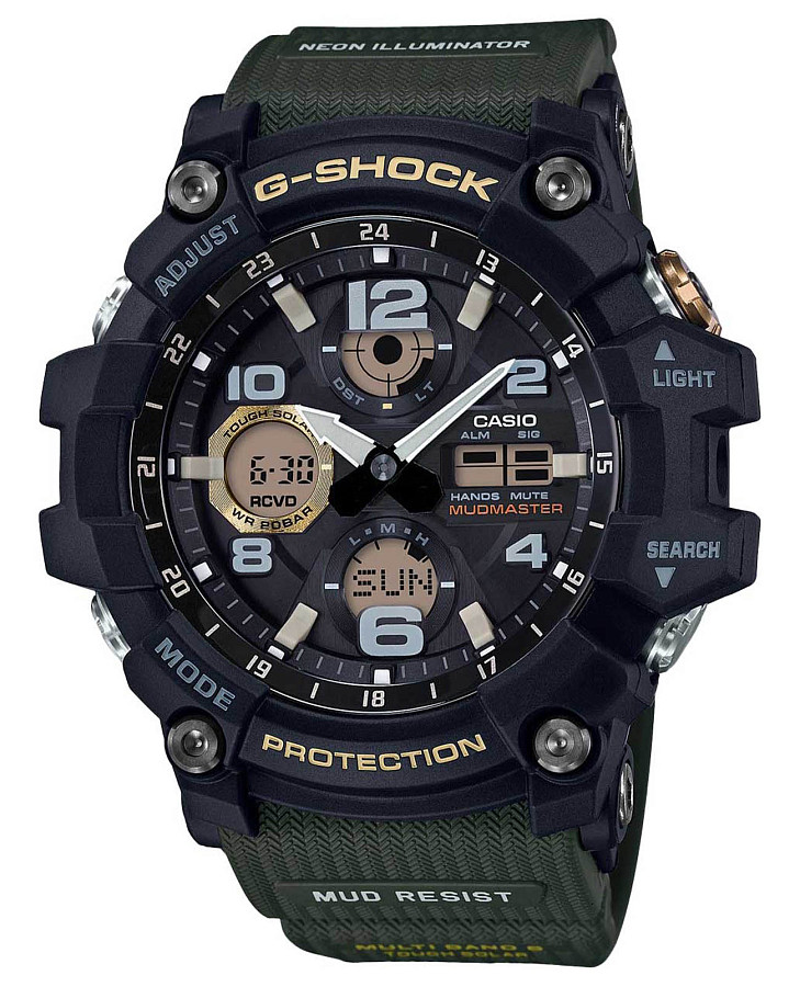 Часы Casio G-Shock GSG-100-1A3 — мужские, черный