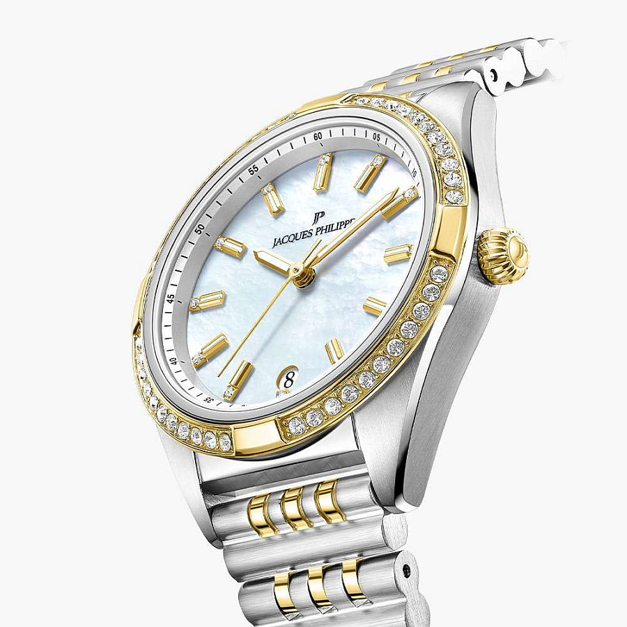 Часы Jacques Philippe Radiante JPQLS687388YG — кварцевые, металл сталь