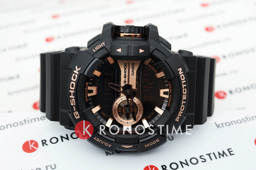 Часы Casio G-Shock GA-400GB-1A4DR (GA-400GB-1A4) — электронные, Япония, мужские