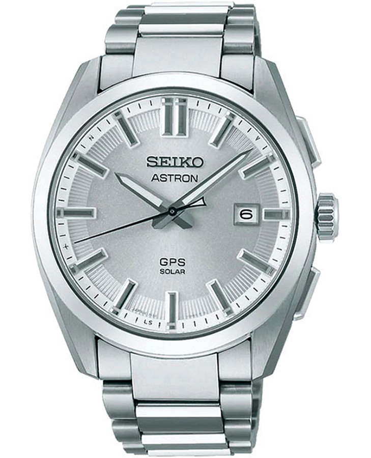 Часы Seiko Astron Nexter Solar Radio SBXD031 — мужские, серебристый