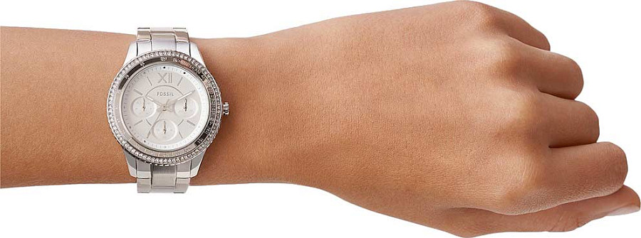 Часы Fossil Stella ES5108 — сталь с ip покрытием, женские