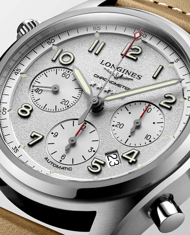Часы Longines Spirit L3.820.4.73.2 — Швейцария, механические