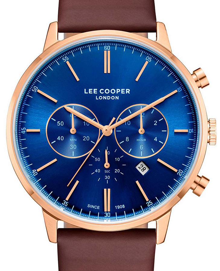 Часы Lee Cooper LC08043.494 — кварцевые, металл сталь