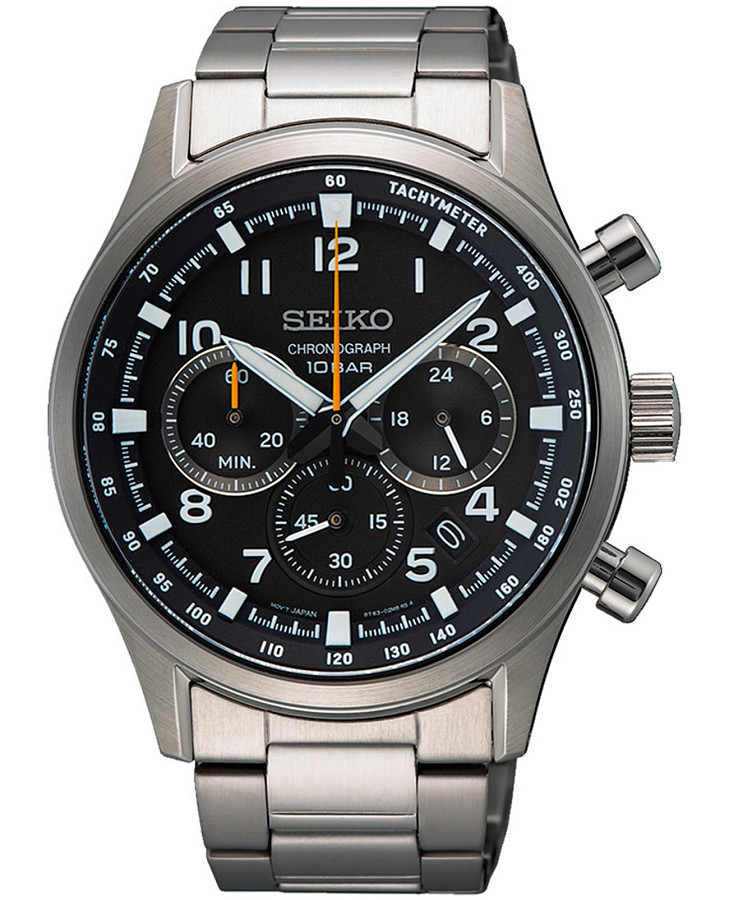Часы Seiko Discover More SSB447P1 — мужские, черный