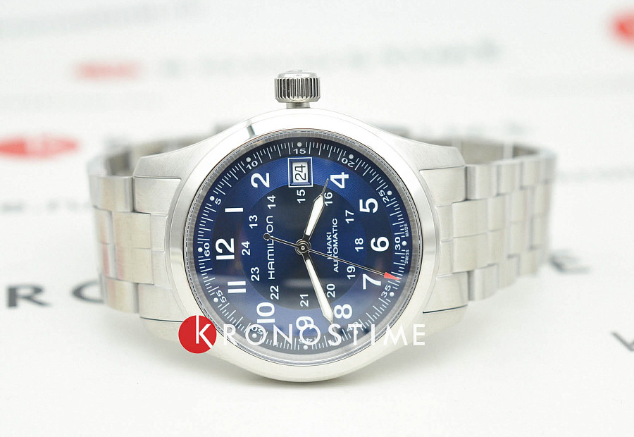 Часы Hamilton Khaki Field Auto H70455140 — механические, сталь
