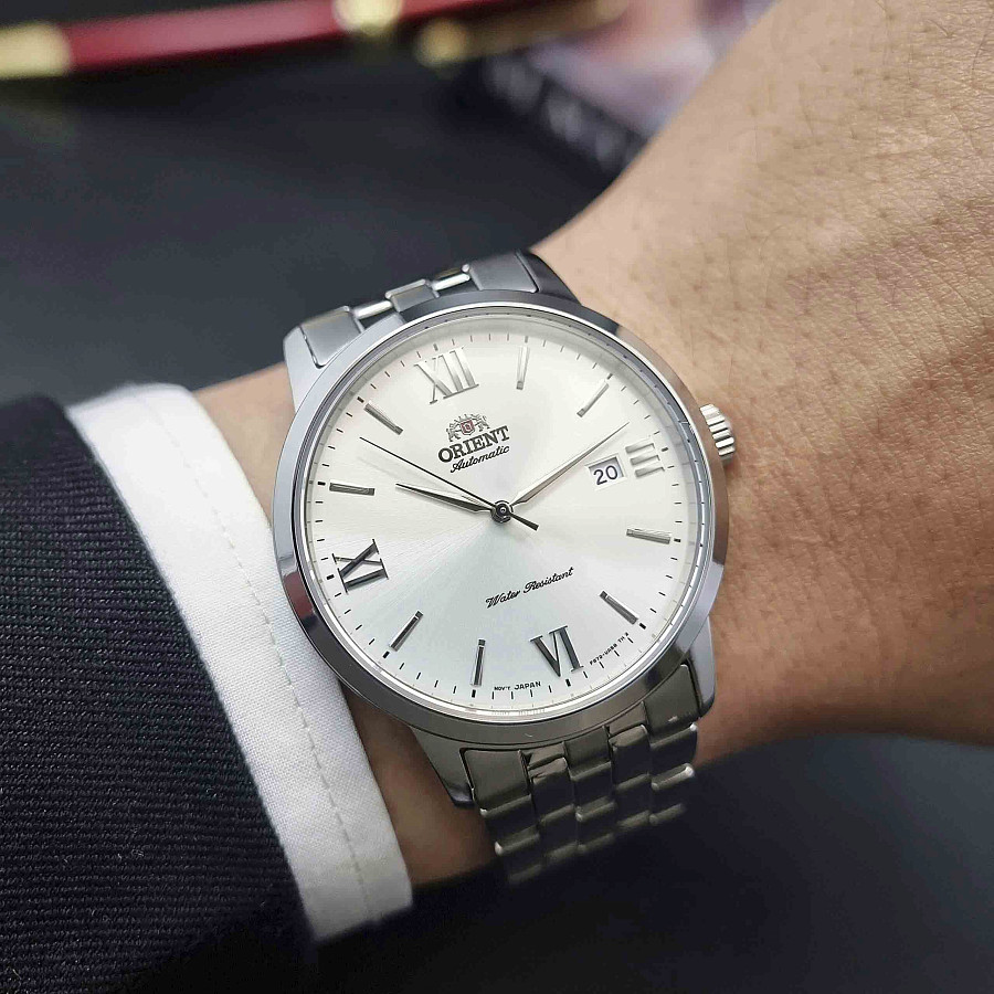 Часы Orient Classic Automatic RA-AC0F10S (RN-AC0F10S) — мужские, нержавеющая сталь