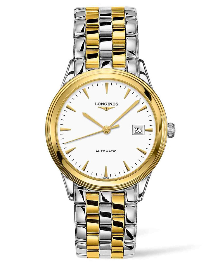 Часы Longines Flagship L4.974.3.22.7 — женские, белый