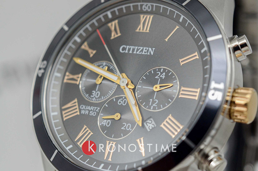 Часы Citizen Chronograph AN8168-51H — кварцевые, Япония, мужские