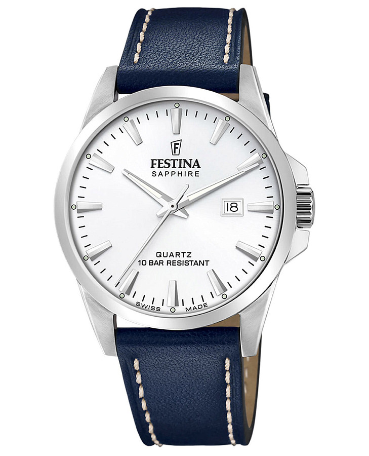 Часы Festina Classics F20025/2 — мужские, белый