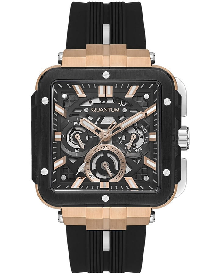 Часы Quantum Powertech PWG1102.451 — мужские, черный