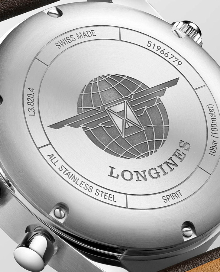 Часы Longines Spirit L3.820.4.53.0 — артикул L38204530