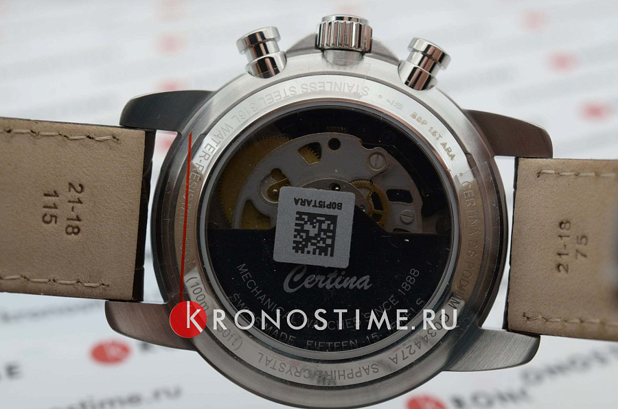 Часы Certina Ds Podium Chronograph Automatic C034.427.16.087.01 — сталь металл, Швейцария
